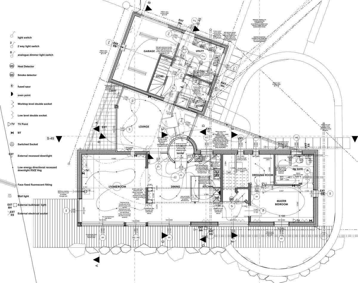 Detailed Ground Floor plan