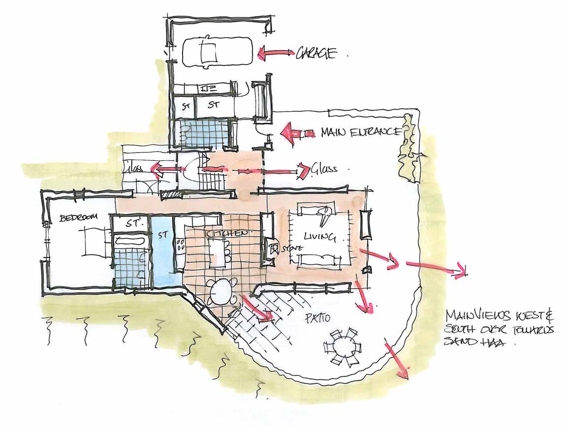 NEW BUILDING - Redman + Sutherland Architects, Shetland - Foraness plan